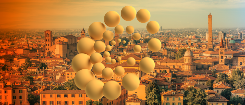 vista di bologna con simbolo di ASP
